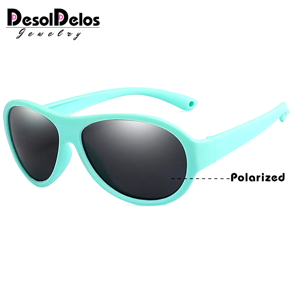 2024 Sunglasses Kids Girls Boys Polarized Children Sun Glasses PC UV Protection Eyeglasses Eyewear High Quality D323