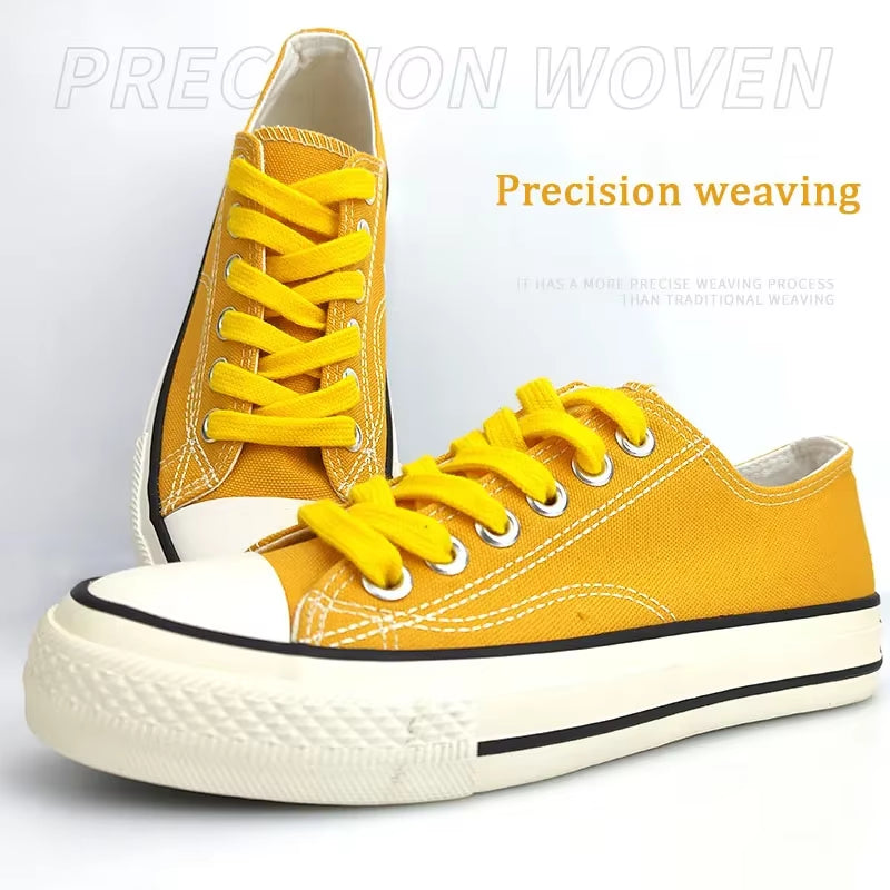 New Flat Cotton Shoelaces for Sneakers AF1 AJ1 Shoelace High-Top Canvas Casual Shoe Laces No Elasticity Shoestrings Men Women