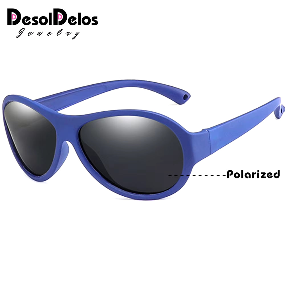 2024 Sunglasses Kids Girls Boys Polarized Children Sun Glasses PC UV Protection Eyeglasses Eyewear High Quality D323