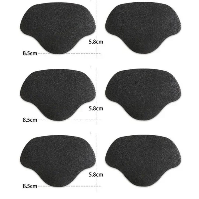 6Pcs Sports Shoes Repair Stickers Suede Heel Protector Anti-Wear Repair Holes Self-Adhesive Patches Insoles Pad Foot Care Insert