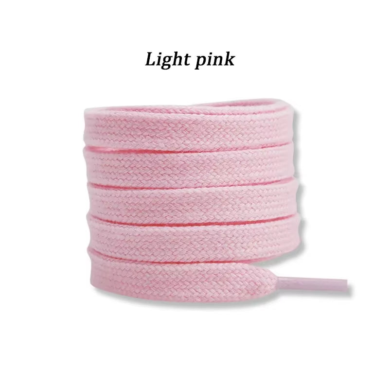 New Flat Cotton Shoelaces for Sneakers AF1 AJ1 Shoelace High-Top Canvas Casual Shoe Laces No Elasticity Shoestrings Men Women