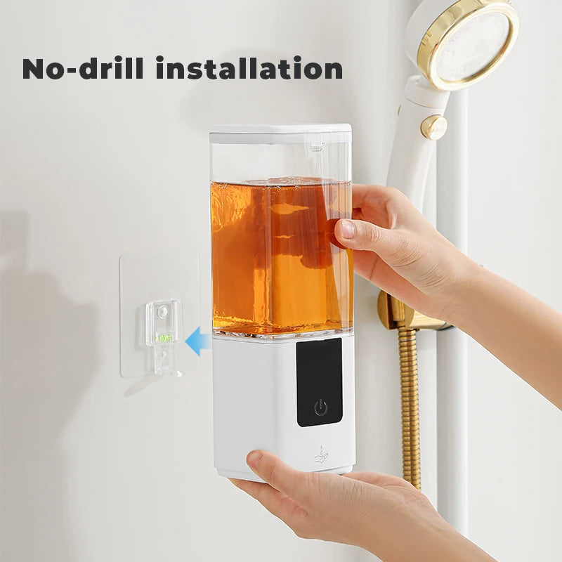 Automatic Liquid Soap Dispensers Kitchen Bathroom Rechargeable Sensor Smart Hand Sanitizer Shampoo Detergent Dispenser