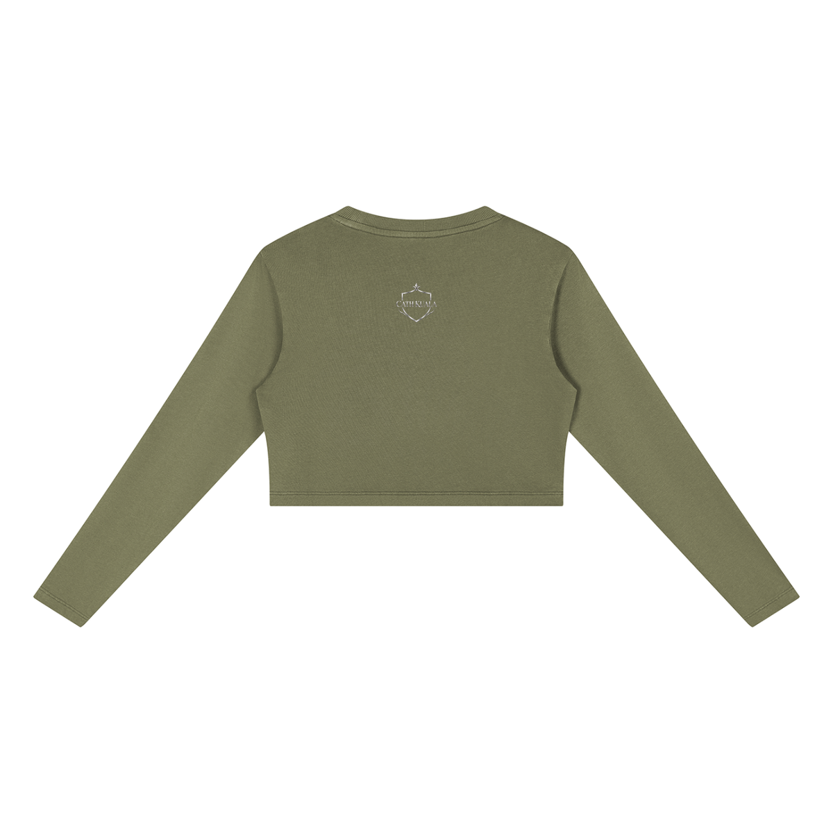 Women's Mineral Wash Crop Sweatshirt (Cath Kuala)