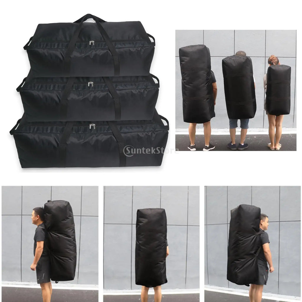 55L 100L 150L Gym Bag Outdoor Large Capacity Duffle Travel Gym Weekend Overnight Bag Waterproof Sport Bags
