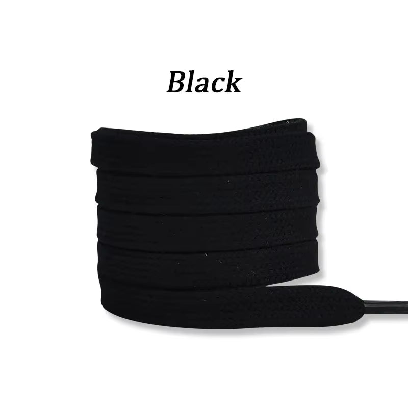 New Flat Cotton Shoelaces for Sneakers AF1 AJ1 Shoelace High-Top Canvas Casual Shoe Laces No Elasticity Shoestrings Men Women