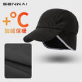 Duck Cap Hat Autumn Winter Polar Fleece Cap Warm Ear Protection Thick Functional Workwear Baseball Cap Muffs Men Women