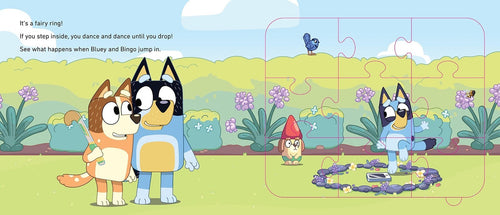 Bluey: a Jigsaw Puzzle Book: Includes 4 Double-Sided Puzzles Hardcover Book NEW